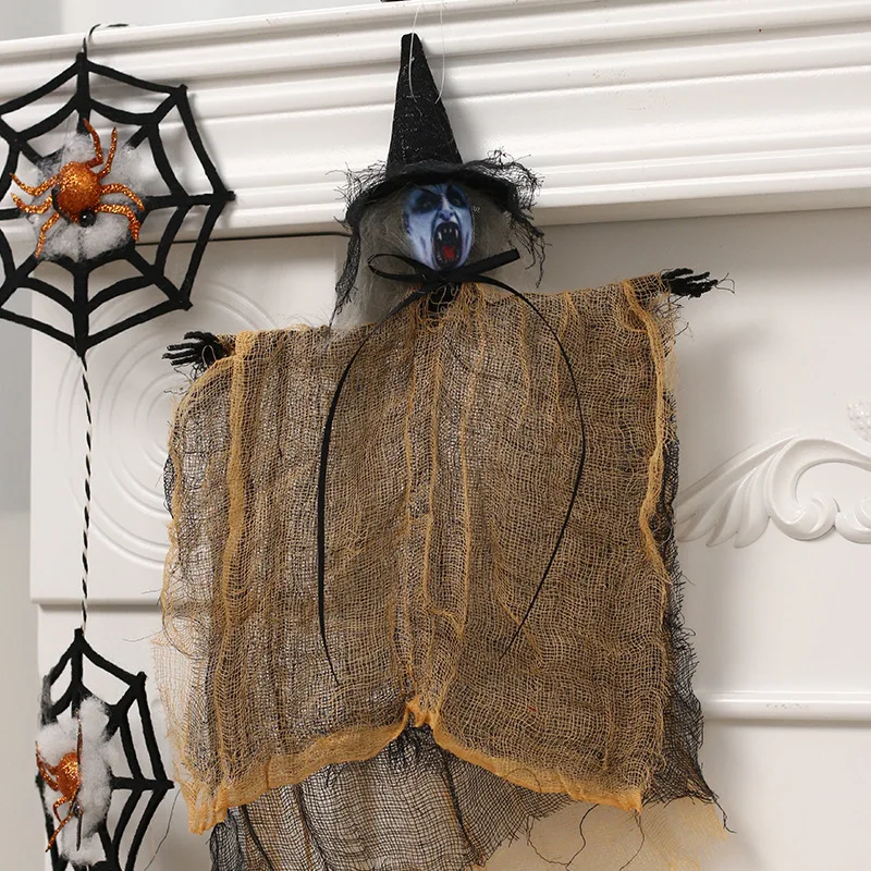 

Halloween Fright Devil Doll Pendant Scarecrow Ghost Hanging Ornaments Ghost Festival Happy 2023 Halloween Party Decor For Home