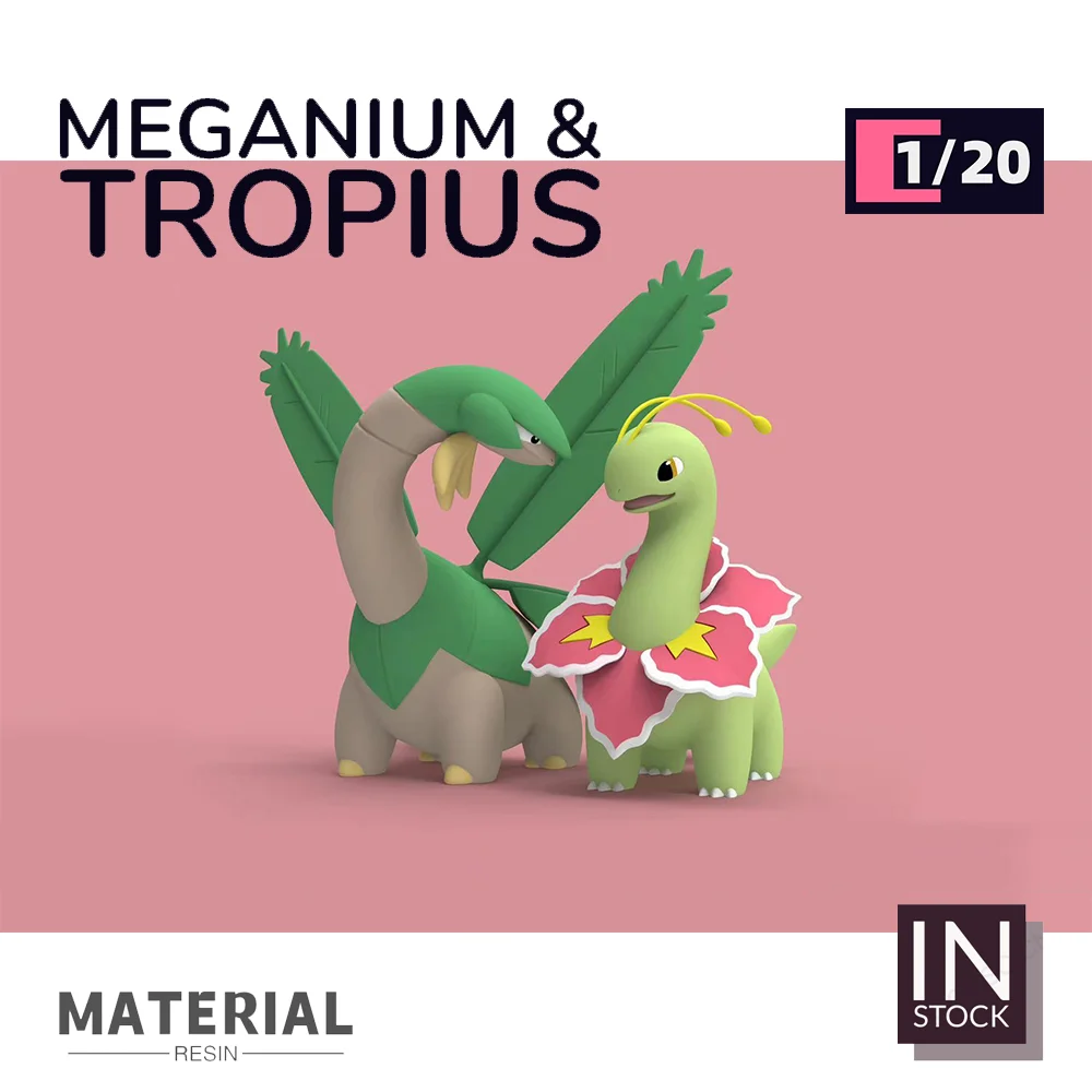 [In Production]1/20 Scale World Figure [UU STUDIO] Meganium & Tropius