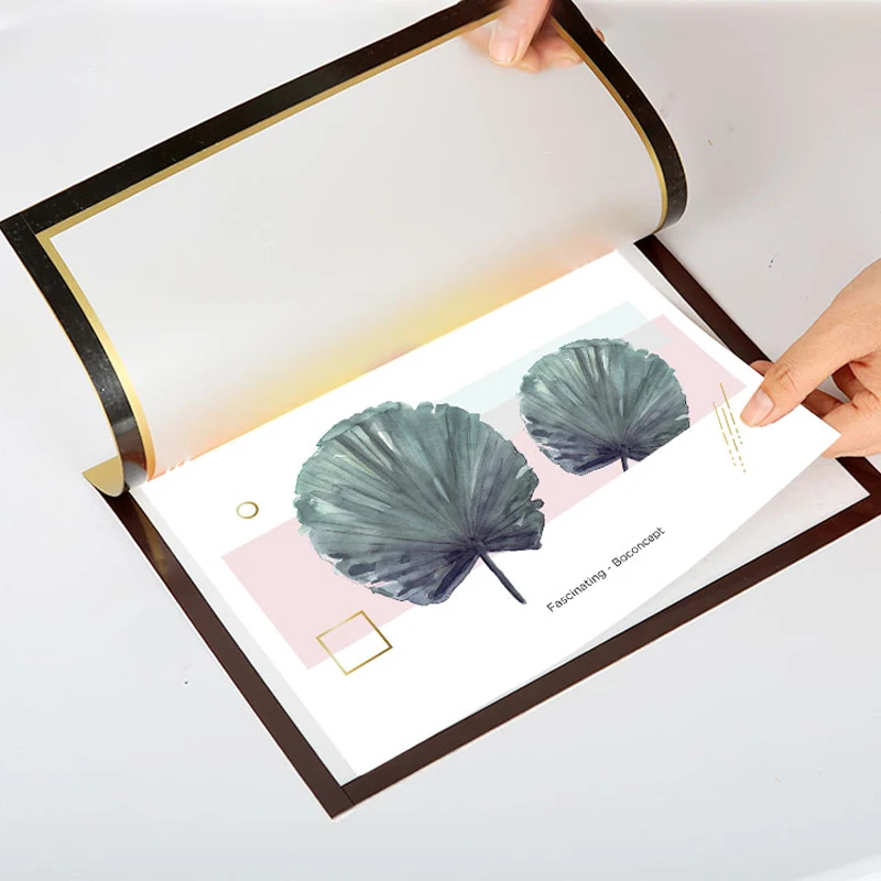 Magnetic Photo Frame A4/A6 Picture Frame Poster Cover Gold/Silver/Black Display Rack Hanger for Wall Decor Reusable photo frame acrylic display holder rubber magnet frame