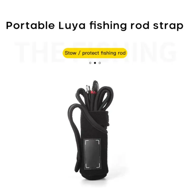 

Fishing Rod Belt Carry Strap Protective Rod Sleeve Bandage Portable Storage Bag Fishing Pole Tackle Holder Fishing Accessories