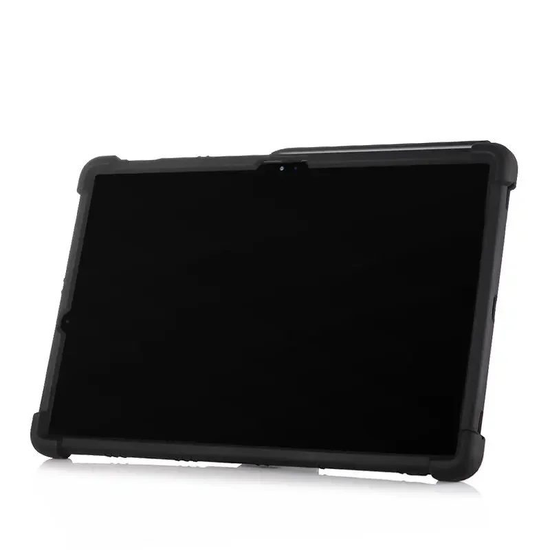 삼성 갤럭시 탭 S9 플러스 케이스 커버, 12.4 SM-X810 SM-X816B SM-X818U 킥스탠드 펀다, 충격 방지 에어백 4 개, 소프트 실리콘
