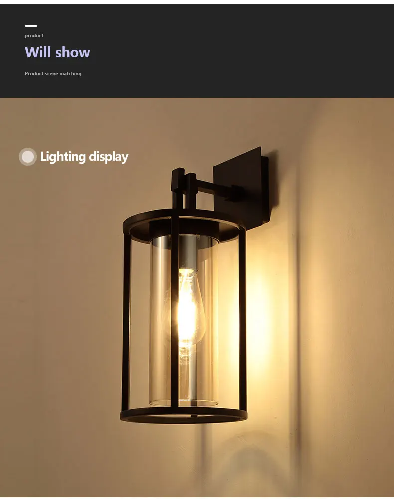Contemporary Garden Wall Lamp