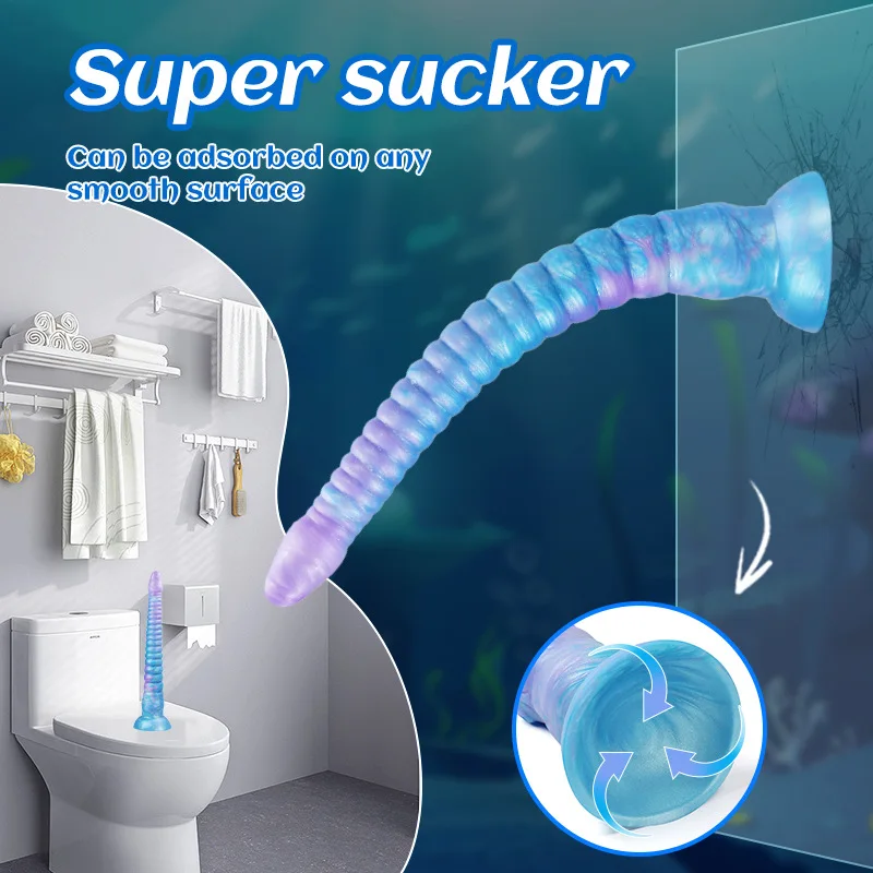 Silicone Tentacles Super Long Big Monster Dildo Extreme Deep Butt​ Anal Plug 