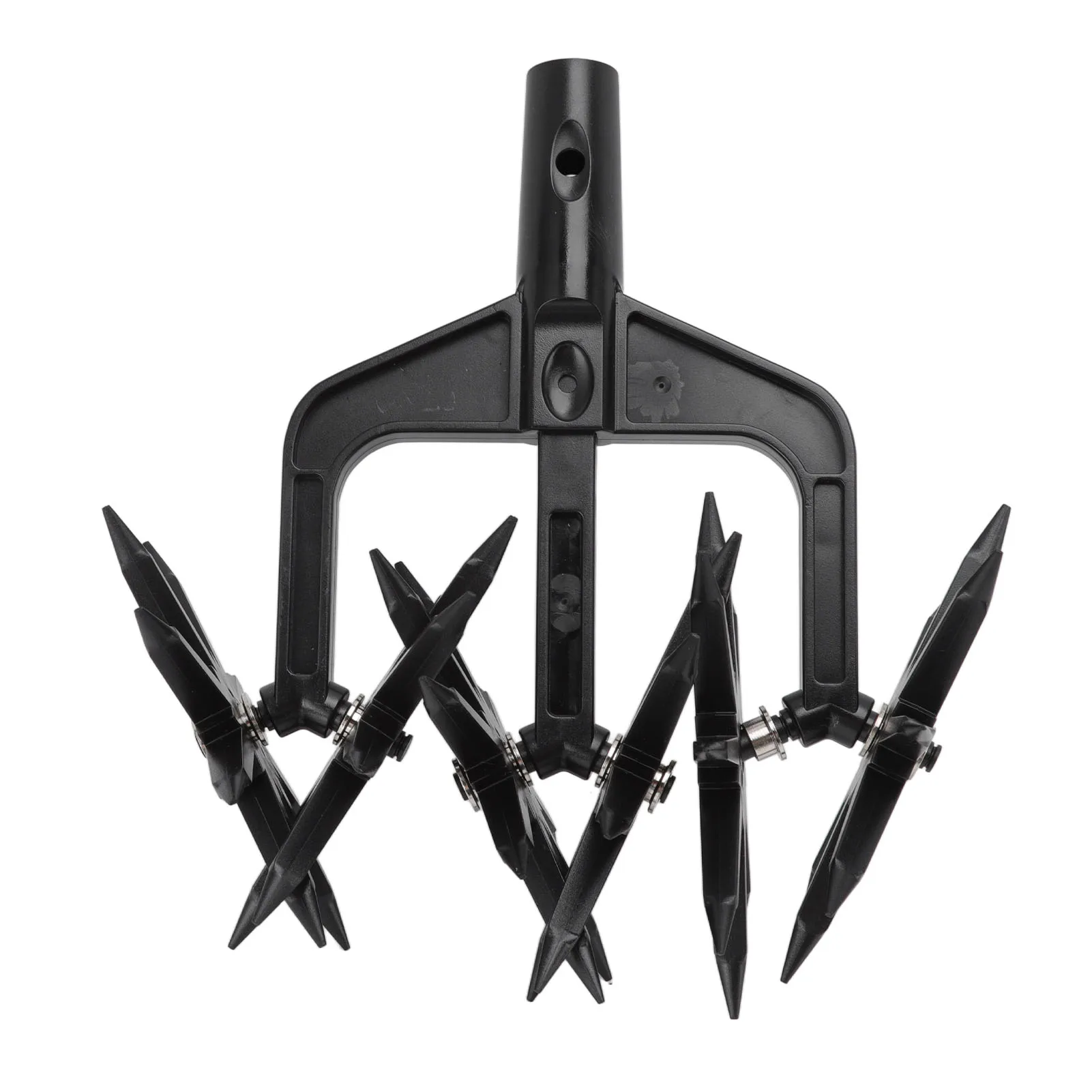 Description Picture 6 of itemGarden Aerator Rotary Cultivator Tool Garden Soil Scarifier Wear Resistant 2 in 1 Ventilated Scarifier Rotary Tiller for Garden