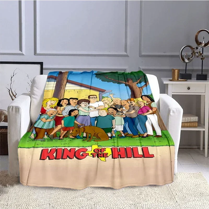 TV show Cartoon King of the H-Hill Blanket Children's Blanket High Quality Flannel Blankets Soft Comfortable Home Travel Blanket 3