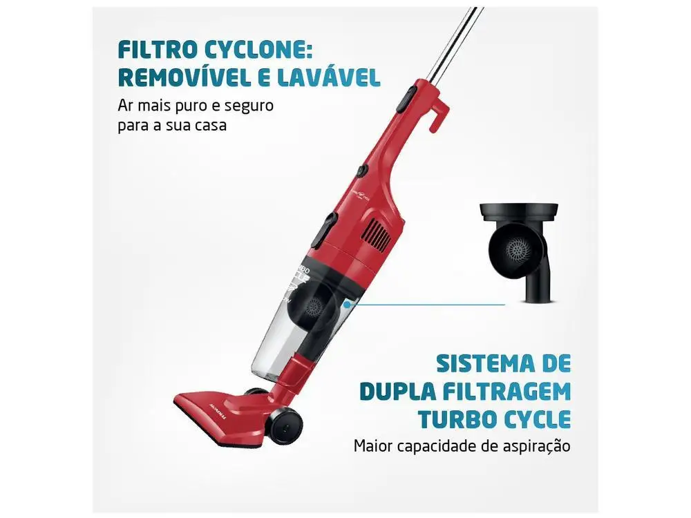 Aspirador de Pó 2 em 1 Mondial 1100W Turbo Cycle - 220V 5