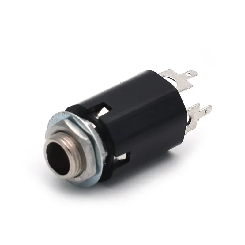 2pcs Guitar Endpin Jack 6.35mm Input for Acoustic Electric Guitar Bass Output Jack guitar jack socket