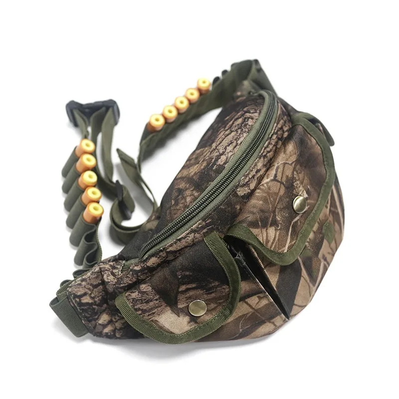 

Outdoor Hunting Waistpack Hunting Camping Waistpack Plus 20 Hole Multi functional Adjustable Tactical Bullet Bag
