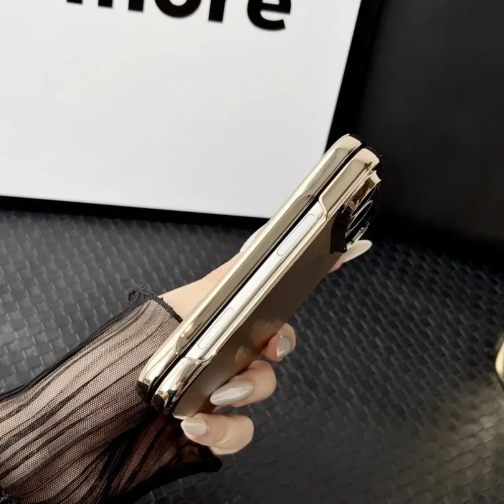 Sleek Metallic Magnetic Phone Case with Anti-Fingerprint Coating and MagSafe Compatibility