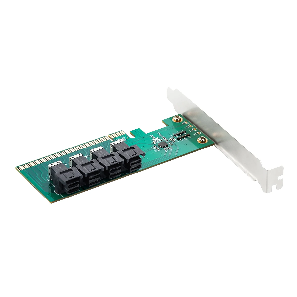 Ngff Pci-e 16x a Portas U.2 Placa de Expansão Não Bifurcação Sff8643 Nvme Adaptador Ssd para Placa-mãe - Imagem 3