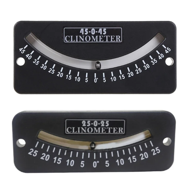 Danger Slope Meter Trail Inclinometer and Slope Locator Heel Clinometer Modern Boats Mount