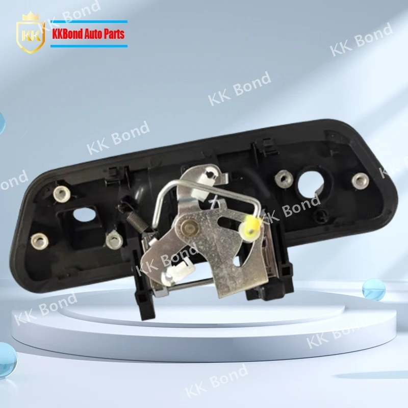 닛산 나바라 2014-2023 D23 NP300 RIICH 6 2017 90606-4JG0C 용 카메라 키홀 도금이 있는 1PC 자동차 리어 테일게이트 도어 핸들