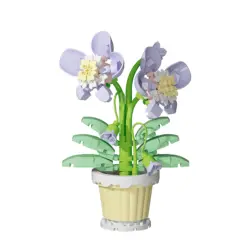Mini Succulent Flower Pot Building Blocks - Creative Home Decor and Gift - No box (218pc)