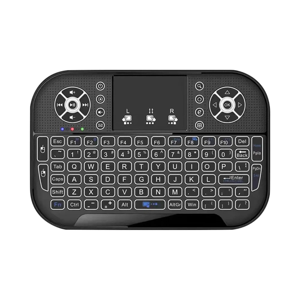 미니 무선 키보드 A8 백라이트 2.4G 블루투스 미니 키보드 플라잉 마우스 에어 마우스 안드로이드 TV 박스 용 원격 제어 터치 패드