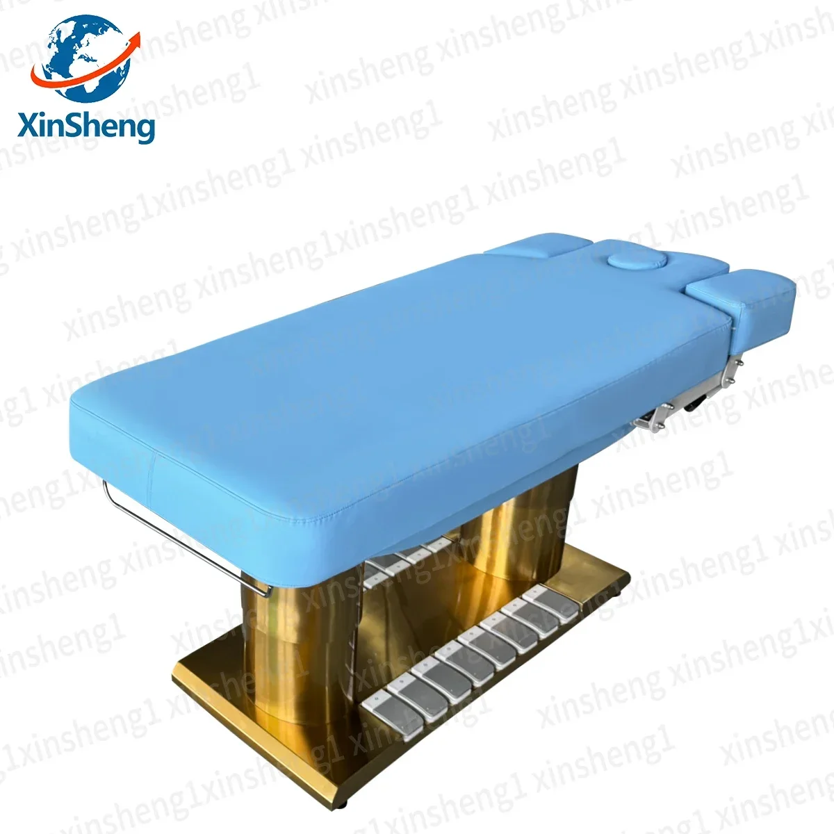 XingSheng Lettino per la cura della bellezza Lettino da massaggio regolabile con ascensore elettrico Mobili e attrezzature per salone di bellezza Sedia per servizio infermieristico - immagine 3