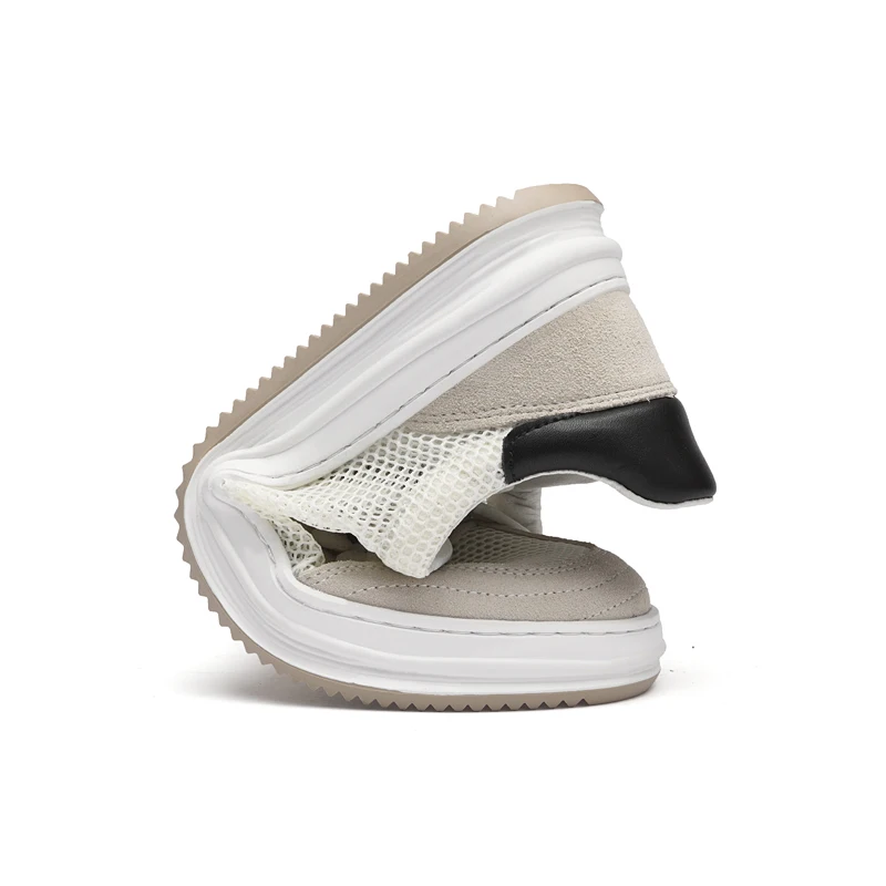 New Men's Casual Board Shoes Mesh Outdoor Casual Walking Breathable Soft Comfortable Foot Sense of Fashion Casual Shoes 6