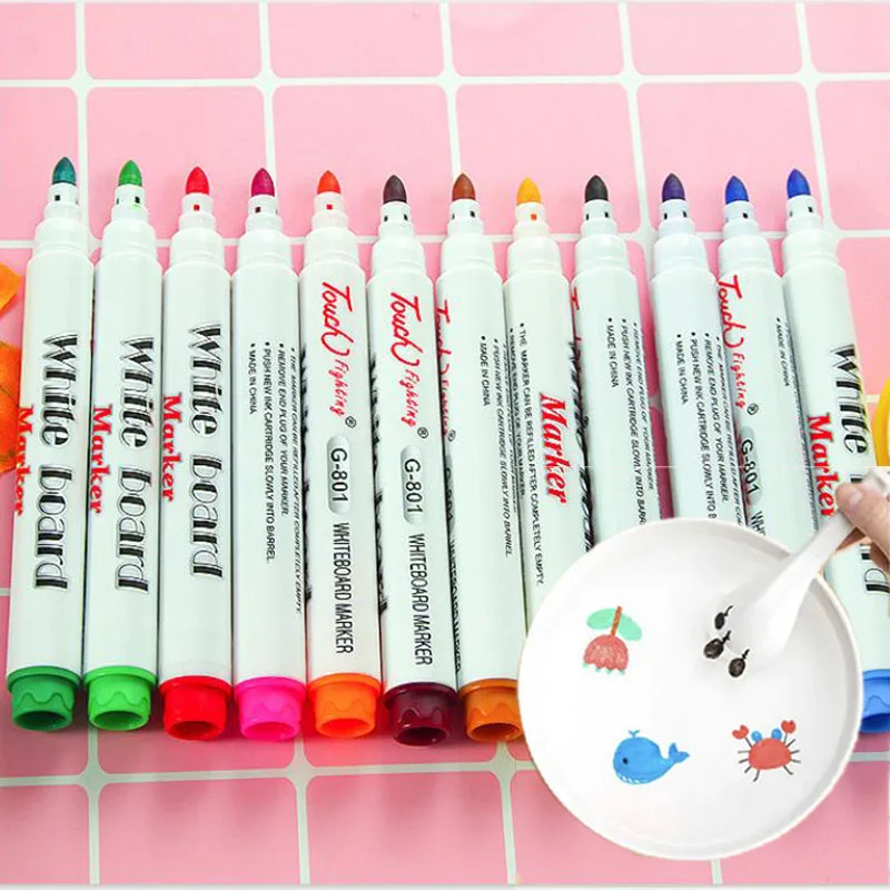 colorful Whiteboard Markers Magical Water Painting Floating Pen Set