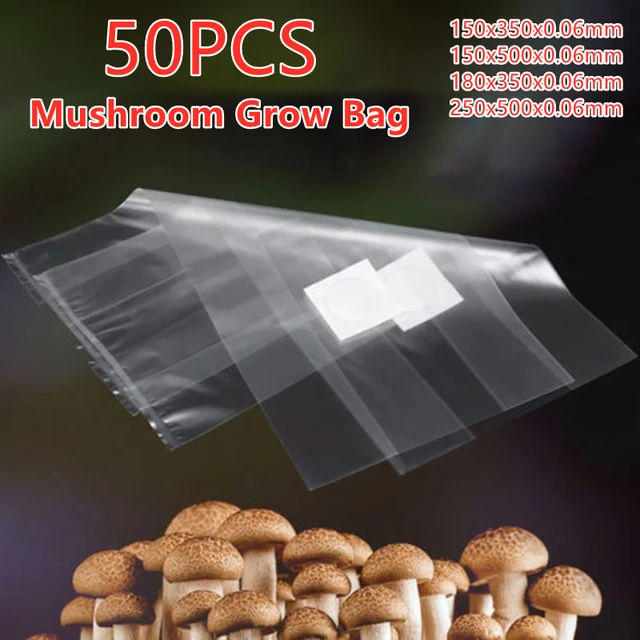 4 Méret 50 Db Pvc Gombás Ívás Termesztési Táska Szubsztrát Magas Hőmérsékleten Preciable Kerti Kellékek Gomba Termesztése Táskákhoz - Image 2