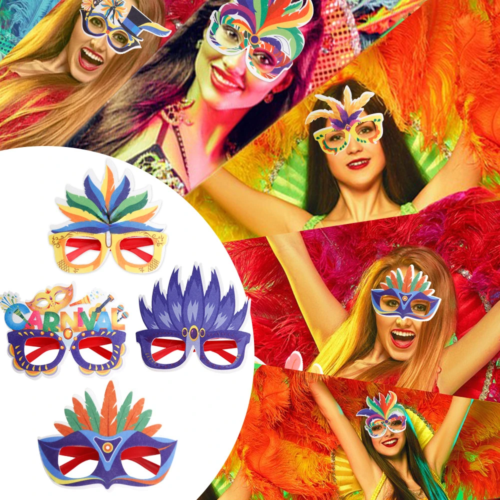 

24pcs Half Retro Carnival Prom Venetian Masks Mardi Gras Masquerade Mask Costume Party Supplies Fancy Dress