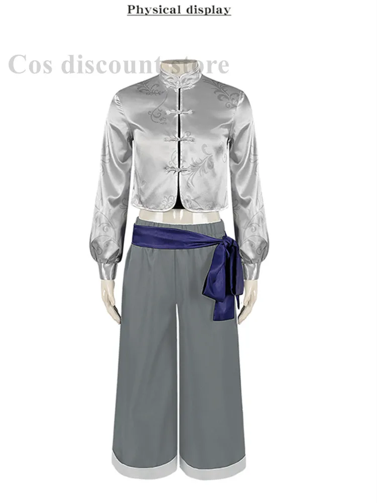 

Seishiro Nagi Cosplay Costume Anime Jujutsu Kaisen Kung Fu Cos Clothes Tops Pants Full Set Comic-con Men Casual Suit New