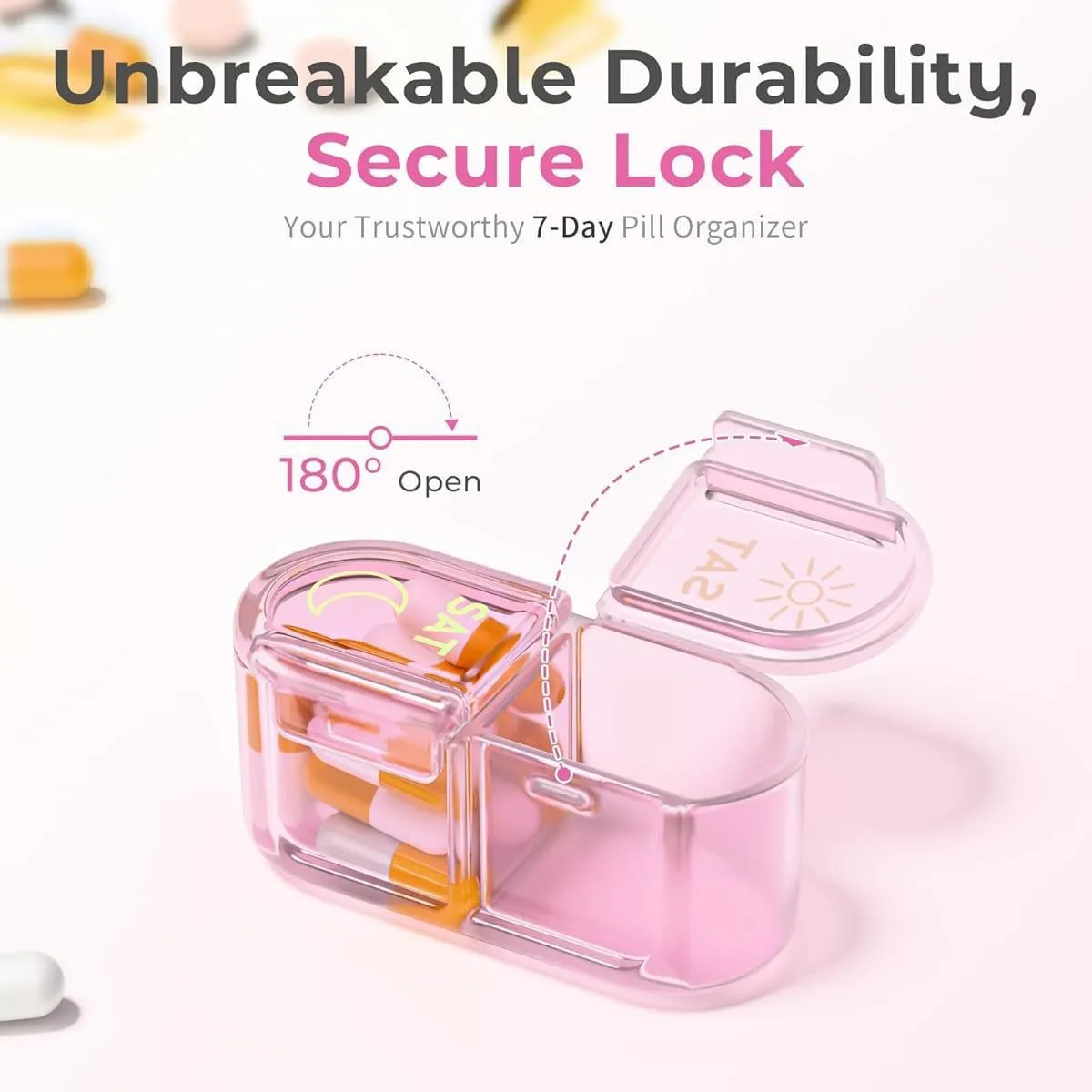 Deluxe Weekly AM/PM Pill Organizer