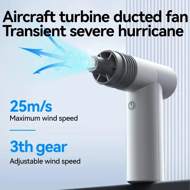 Xiaomi-ミニターボジェットファン,ハンドヘルド,ブラシレス,多