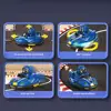Children Bumper Car Toy Remote Control Bumper Car Toy Set for Parent-child Play Light Music Features 2 Players for Toddlers 2
