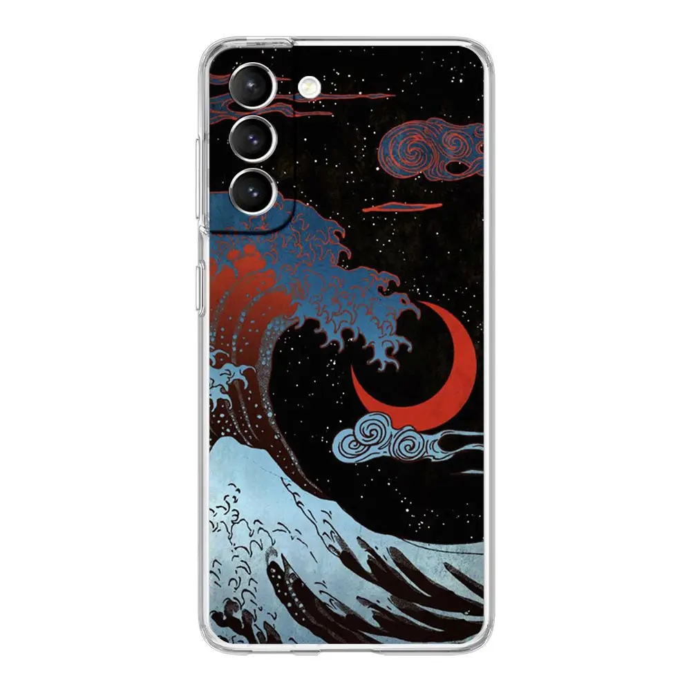 Fashion Japan The Great Wave Of Kanagawa Clear Phone Case