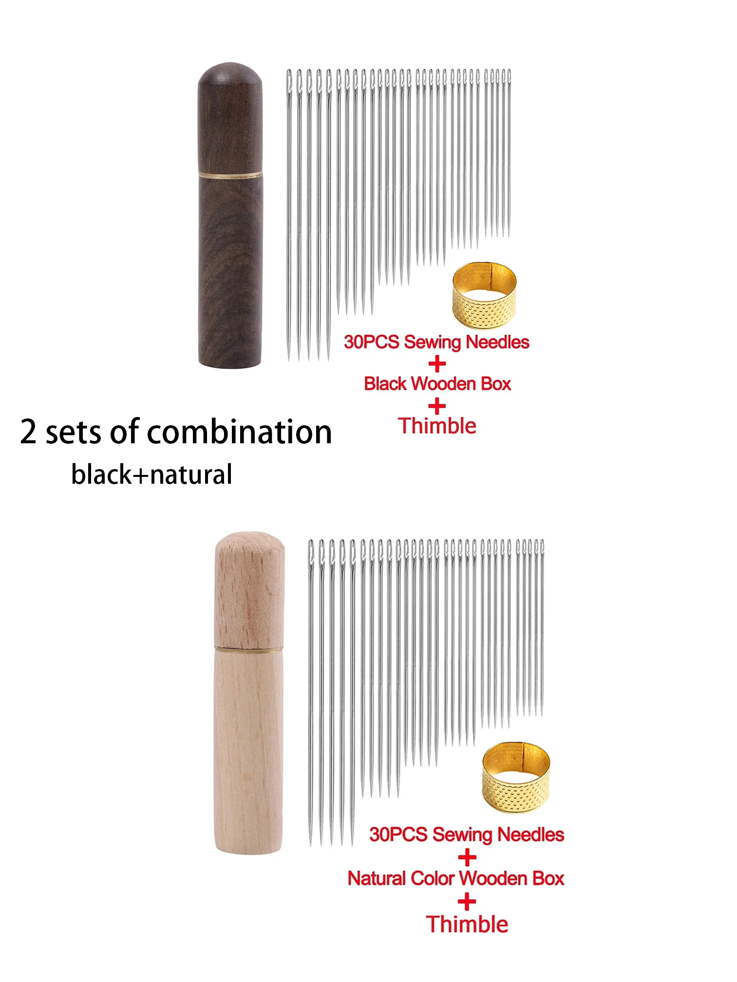 black and natural