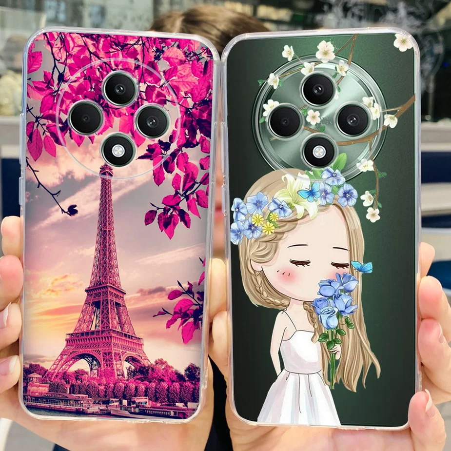 Cute Cat Cartoon Painted Soft Silicone Phone Case Cover
