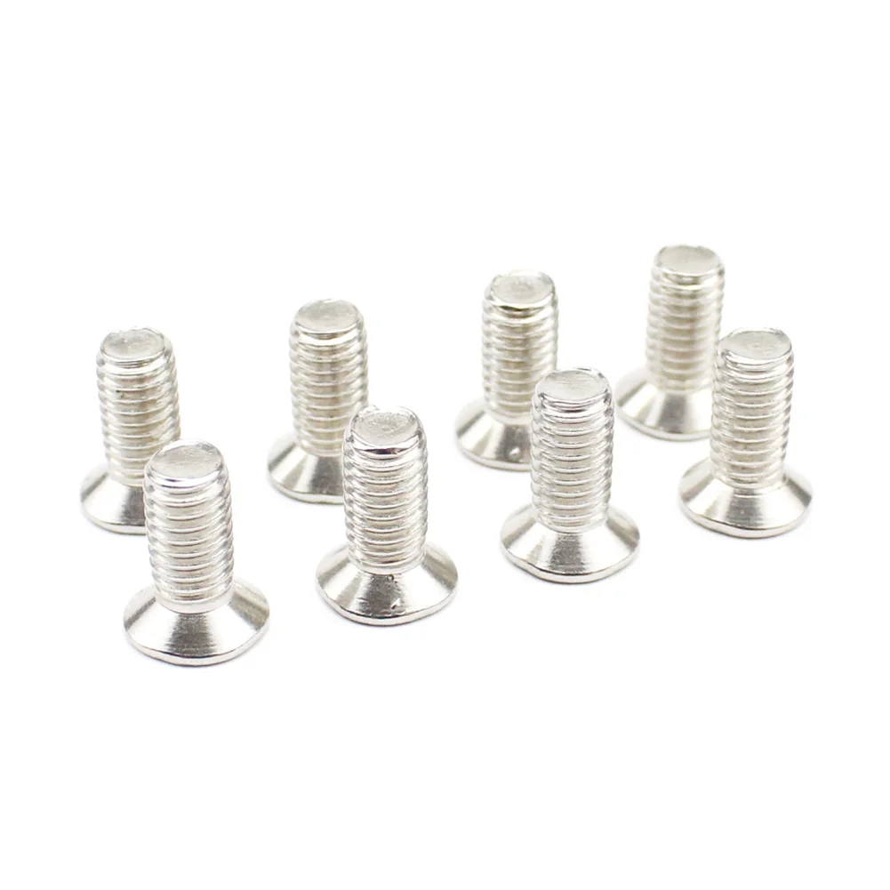 Car accessories 8PCS Stainless Steel Front Brake Disc Rotor Screws for Hyundai Kia (6mm)