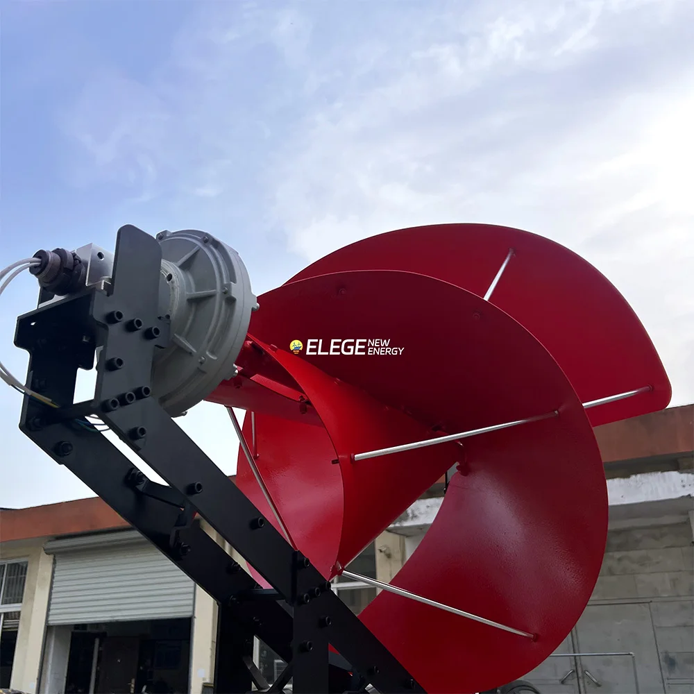 Rely-A1 아르키메데스 나선형 풍력 터빈 무료 전력 에너지 1.5KW 12v 24v 48v 풍차 Eolic 발전기 시스템 홈 농장 보트