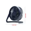 Usb Power Mini Fan 5 Inches Small Desk Cooling Portable Fan Super Mute Cooler 180 Degree Rotation Fan For Home Appliances 6