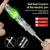 AC24-250V Intelligent Voltage Tester Pen Electric Screwdriver Induction Power Detector Circuit Indicator Test Pen with battery 2