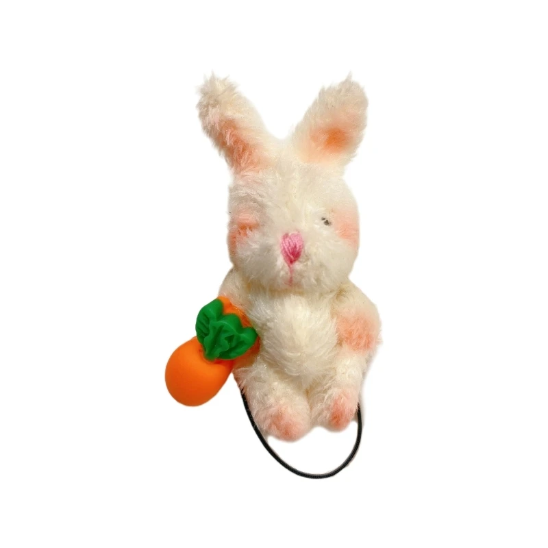 Toyvian Année du Lapin Poupée Mini Lapin en Peluche Décor De Table Panier  Cadeau Lapin en Peluche Jouet Lapin en Peluche Lapi