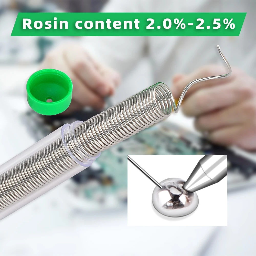 Soldering Wire Lead Free Solder Wire 10G 0.8/1.0mm Tin Pen Portable Rosin Core Solder Welding Soldering Iron Repair Toolds