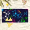 1 Pc 29*59inch Quick Drying Microfiber Beach Towel for Gaming Enthusiasts - Perfect for Pool, Bathroom, Camping, and Traveling 3