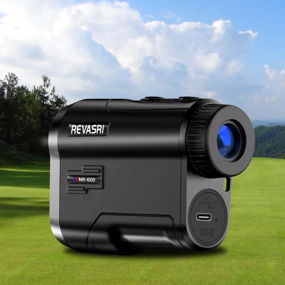 REVASRI ゴルフ用レーザー距離計 Revasri-ゴルフレーザー距離計充電式バッテリー、スロープと旗