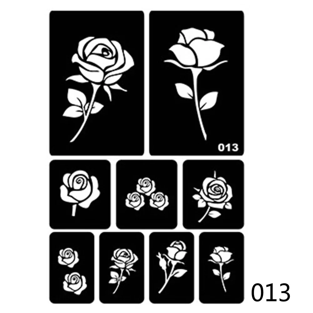 Tattoo Schablone Mehrere Stile Wiederverwendbare Hohl Tattoo Schablone  Körper Kunst Paste Zeichnung Airbrush Glitter Tattoo Vorlage Heißer Verkauf  - AliExpress, image size:1001x1001