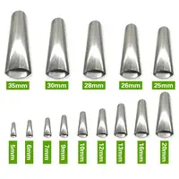14pcs Stainless Steel Caulk Gun Nozzle Applicator Sealant Glass Glue Finishing Tool Construction for Kitchen Bathroom Sink Joint 2