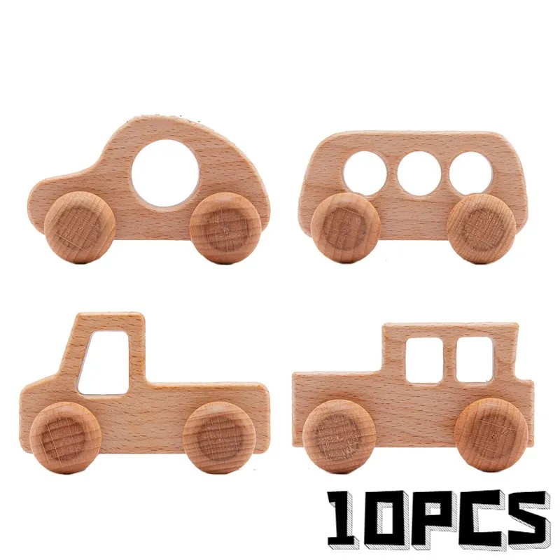 

Деревянные кубики из бука для детей, 10 шт.