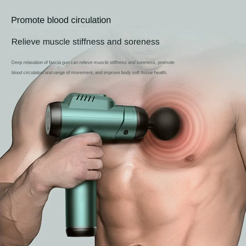 Dropshiping Massage Gun Muscle Massager Relax Electric AI Smart USB Charging For Neck Body Massage Fascia Gun