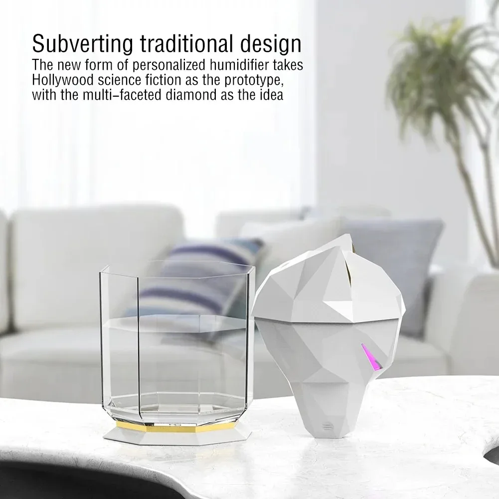 Portable USB Electric Air Humidifier with LED Light