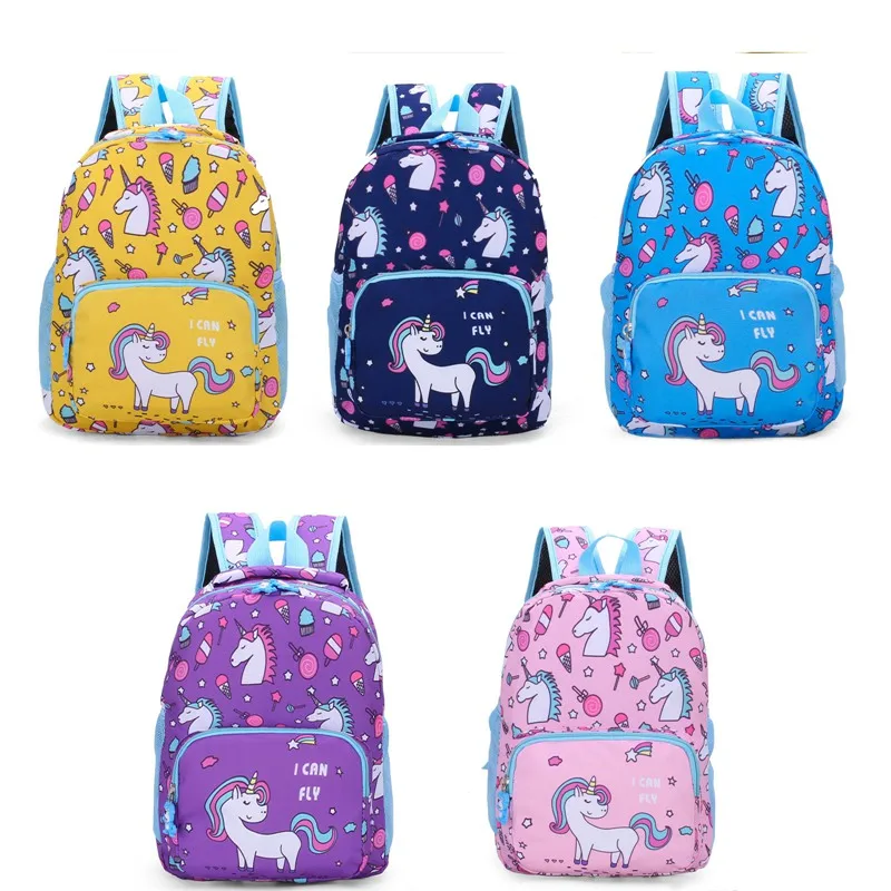

Детский Школьный рюкзак с единорогом, корейский мультяшный милый детский рюкзак для девочек