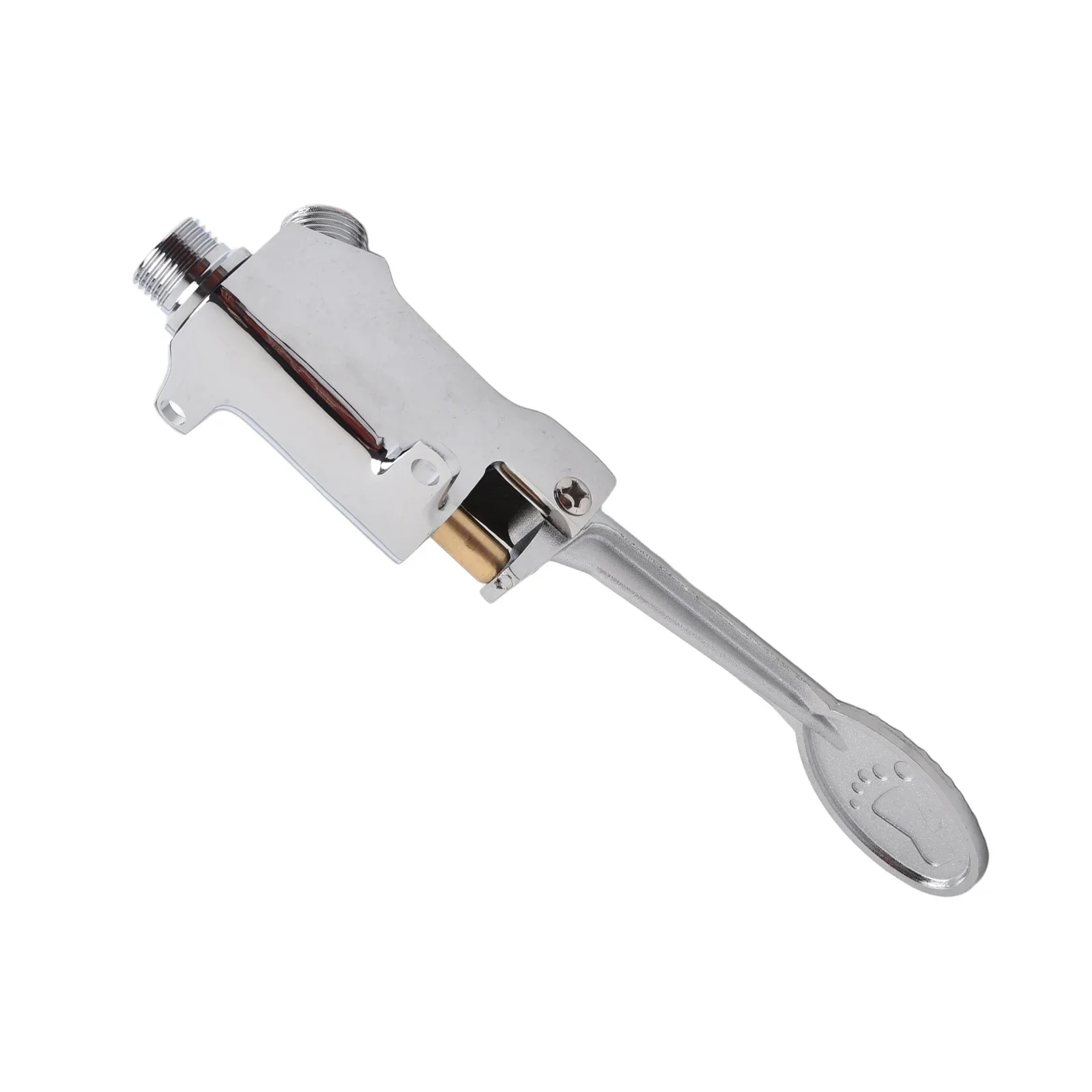 1x Bathroom Sink Faucet Floor Foot Pedal Control Switch Copper Bathroom Faucet Pedal Faucet Basin Foot Valve 5