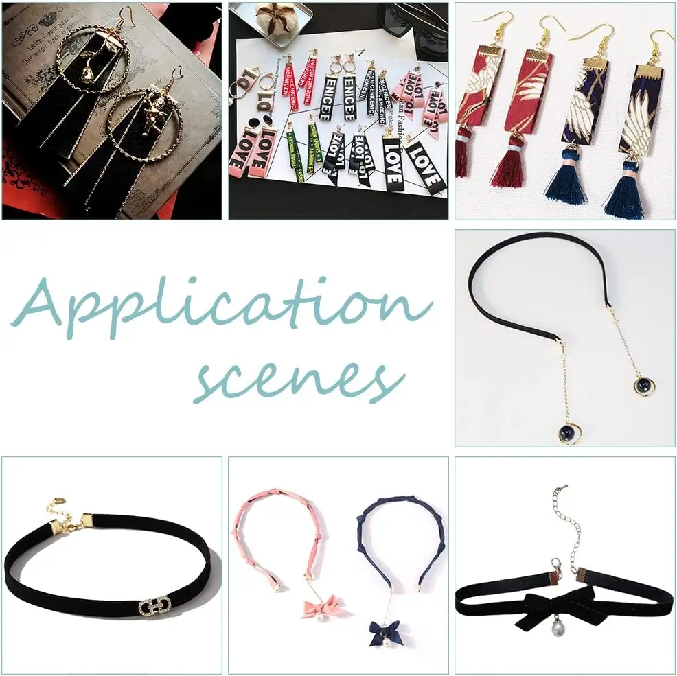 50 Stück Lederbandenden Kordelverschlüsse Verschluss Pinch für DIY Kordel Armband Lesezeichen Halsband Schmuckherstellung Zubehör – Detail 5