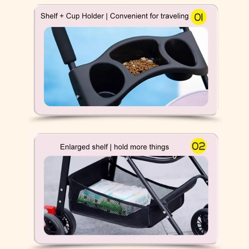 Durable Pet Stroller for All Breeds