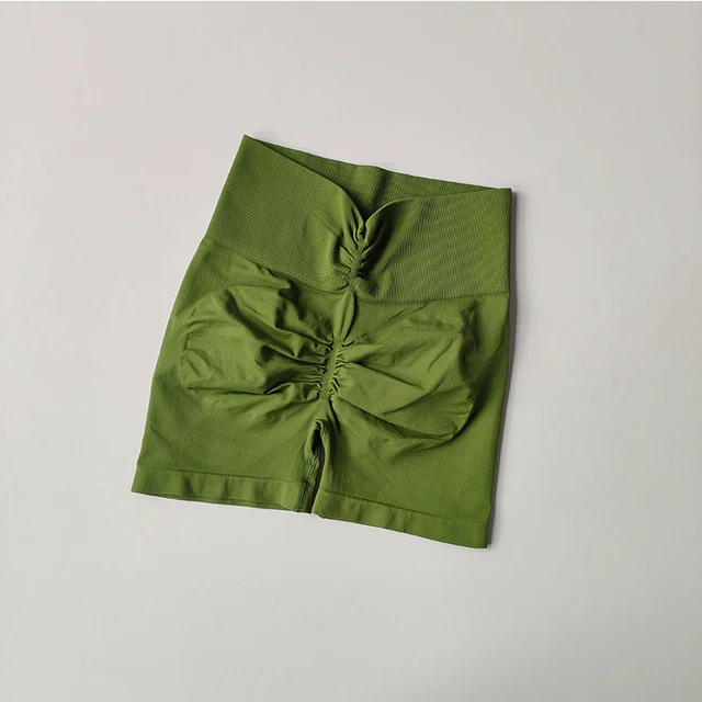 Short de Yoga taille haute sans couture pour femmes, Sexy, contrôle du ventre, Leggings courts de gymnastique, respirant, Short d'entraînement de course