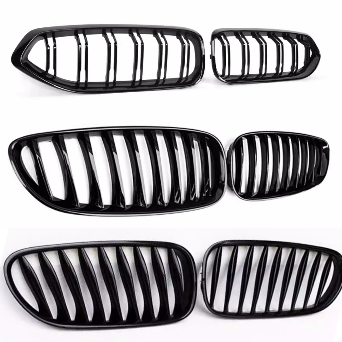 All Chrome Front Kidney Grilles Set fits 2003-08 Z4 2.5i 3.0i 3.0si M3.2 E85 E86