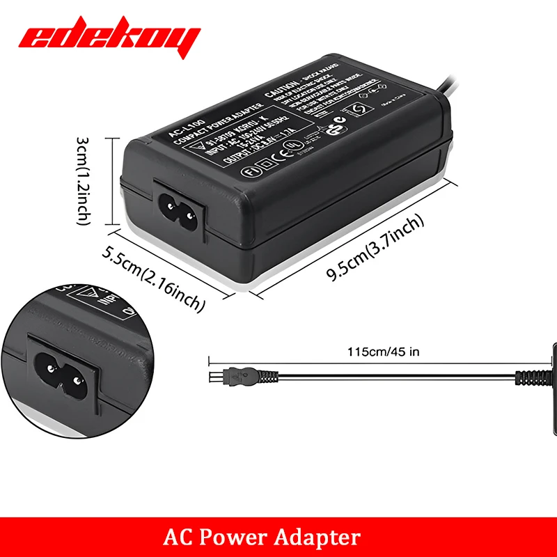 AC-L100C ソニーカメラ AC-L10A L10B L15 電源アダプタ NX100